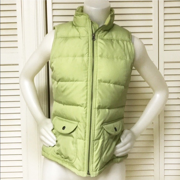 Ann Taylor Jackets & Blazers - Ann Taylor LOFT lime green puffer vest